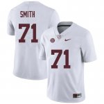 NCAA Men's Alabama Crimson Tide #71 Andre Smith Stitched College Nike Authentic White Football Jersey YG17N70YH